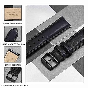Amazon.com: Anbeer 16mm Retro Watch Band Quick Release,Crazy
